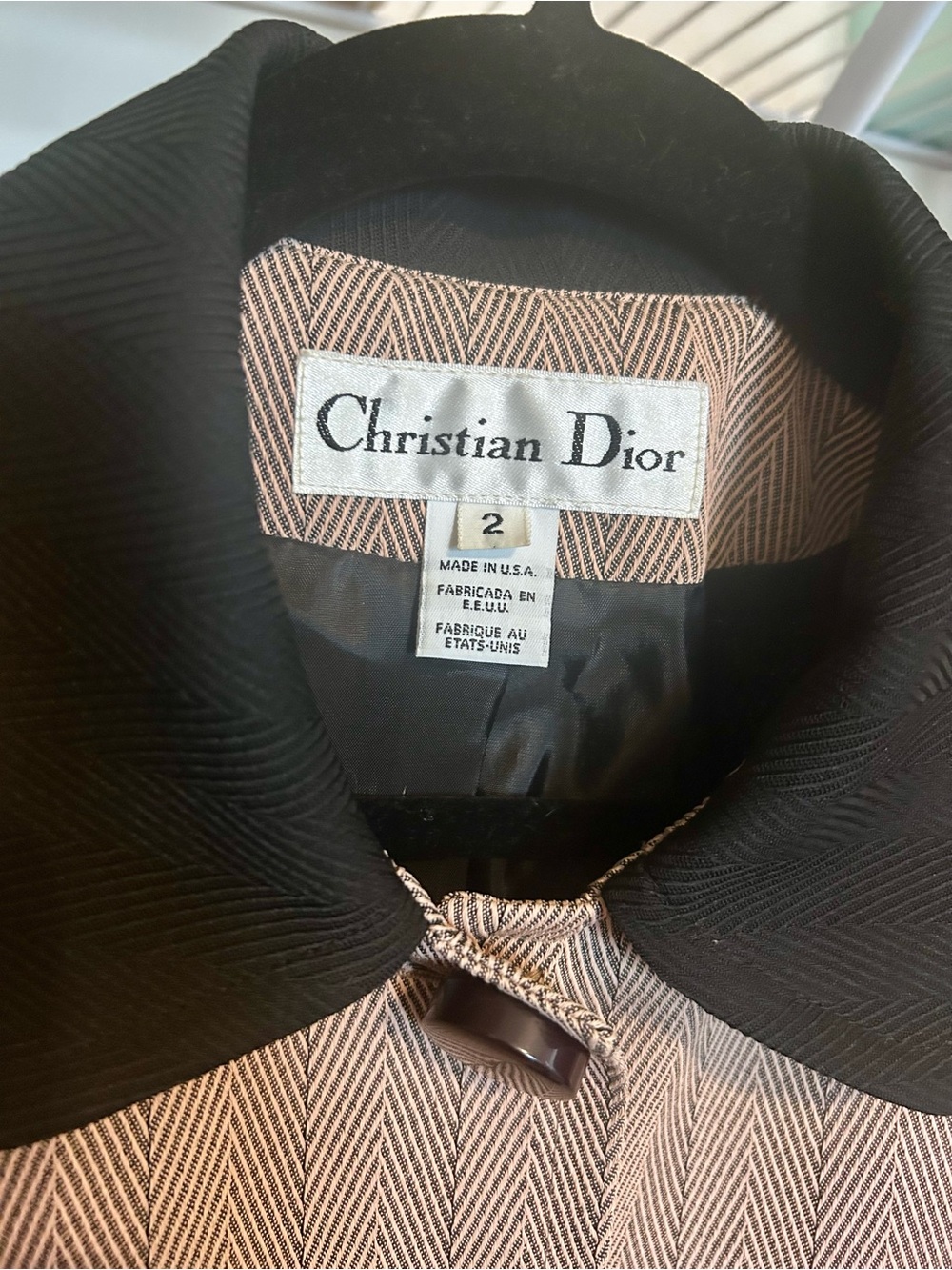 Dior Pink and Black Skirt Set Jacket - Picture 3 of 14